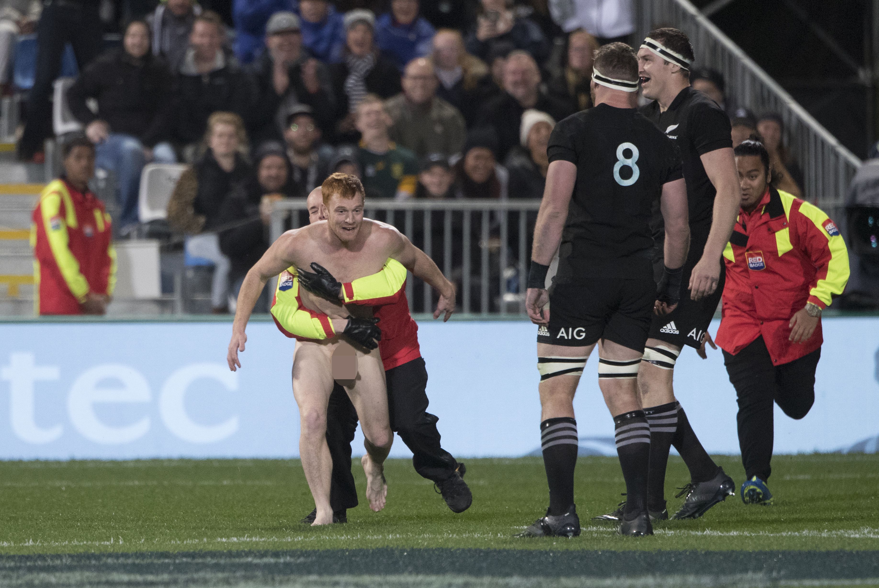 All Black Brodie Retallick considered tackling streaker during