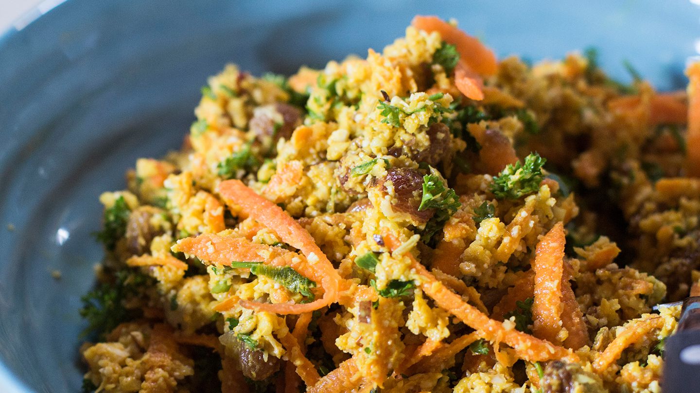 Carrot, Cumin And Coconut Salad Bowls by rawandfree, Quick & Easy Recipe