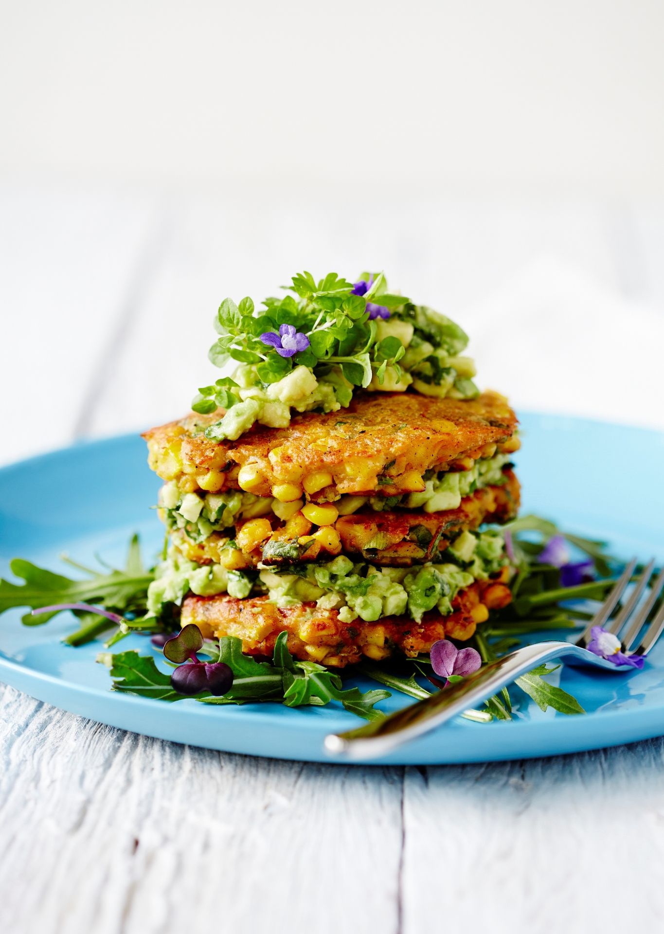 Recipe Corn Fritter With Avocado Salsa Nz Herald