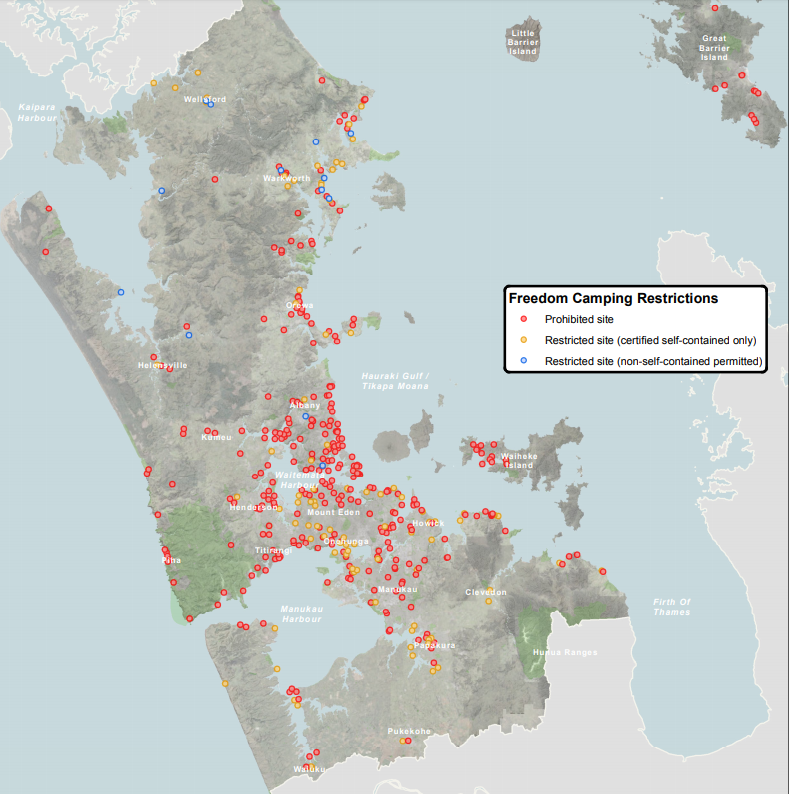 Freedom Camping Northland Map Residential Streets Opened Up For Freedom Camping: Councillors Call For  Boycott Of Bylaw - Nz Herald