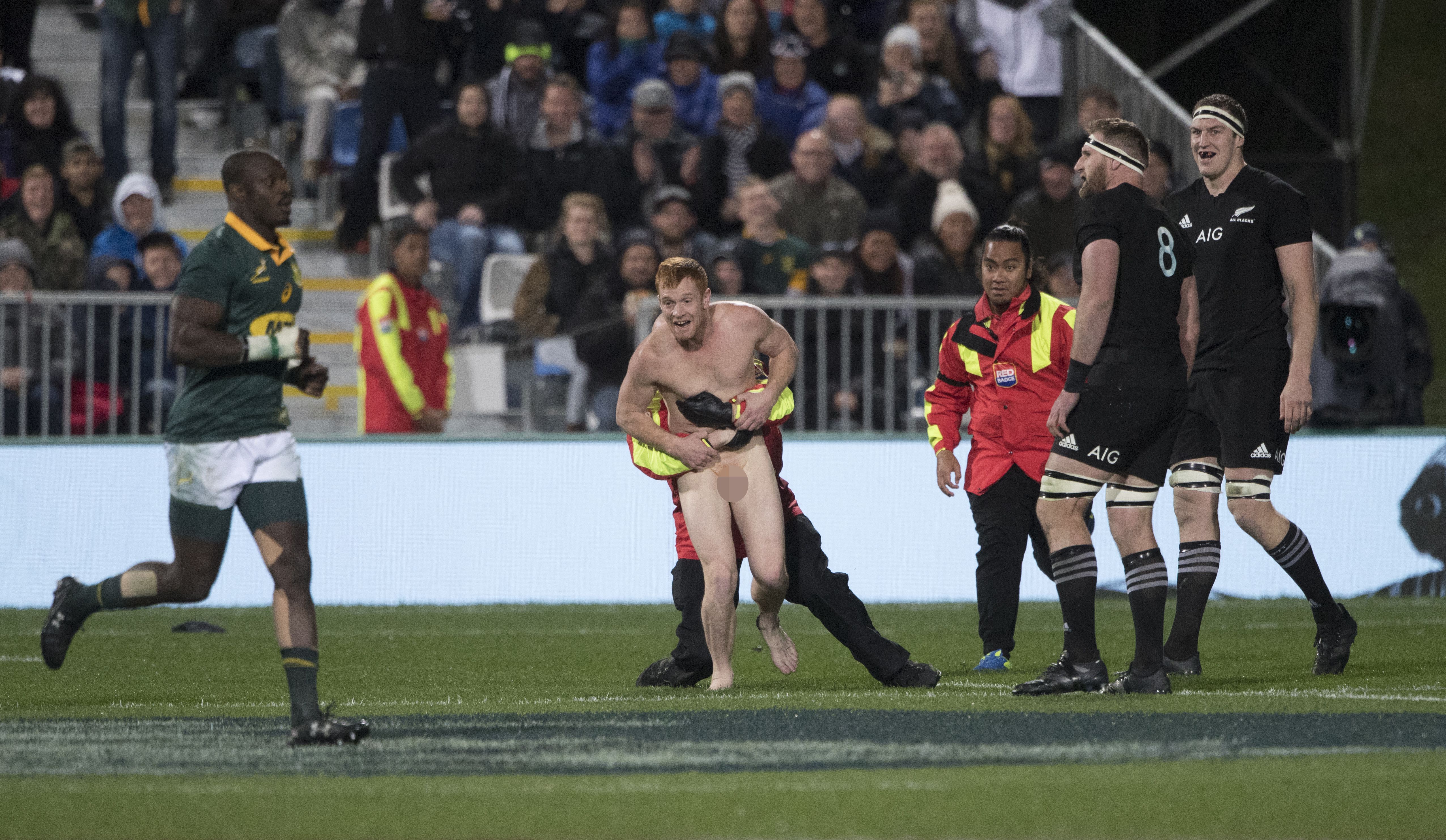 All Black Brodie Retallick considered tackling streaker during