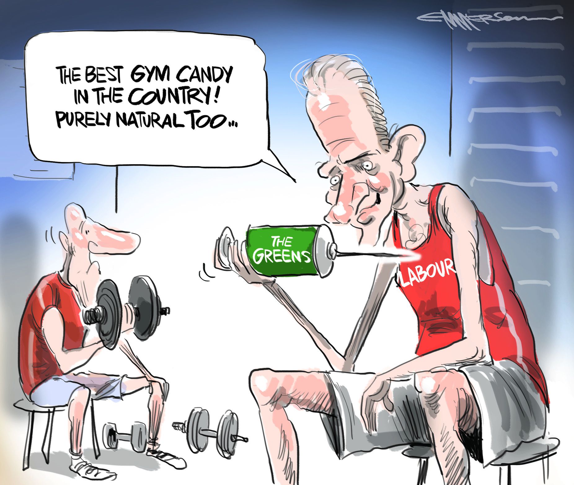 Cartoon: Rise in gym candy - Politics News - NZ Herald