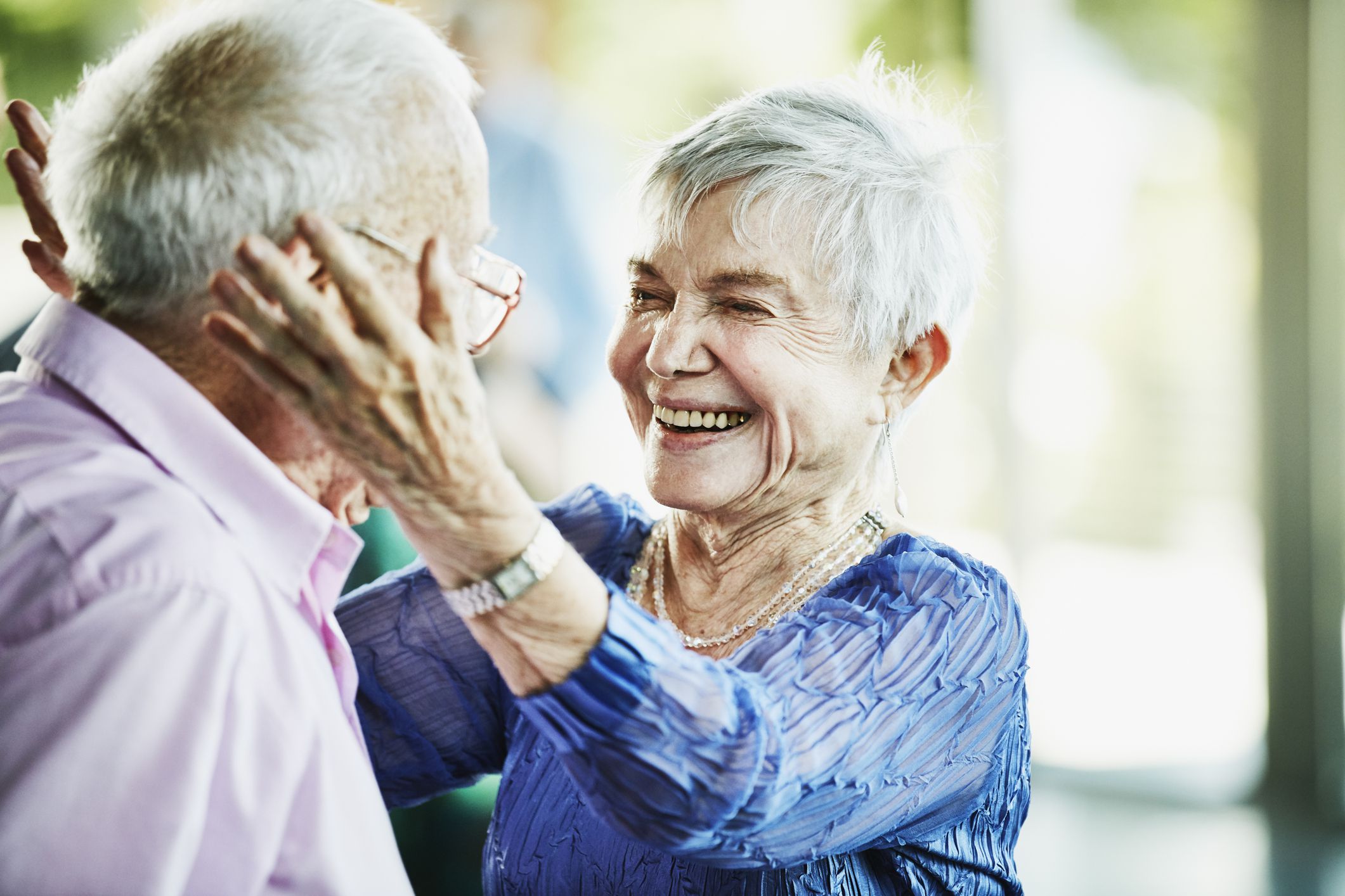 Old Man Turning Back Towards Sex Workers