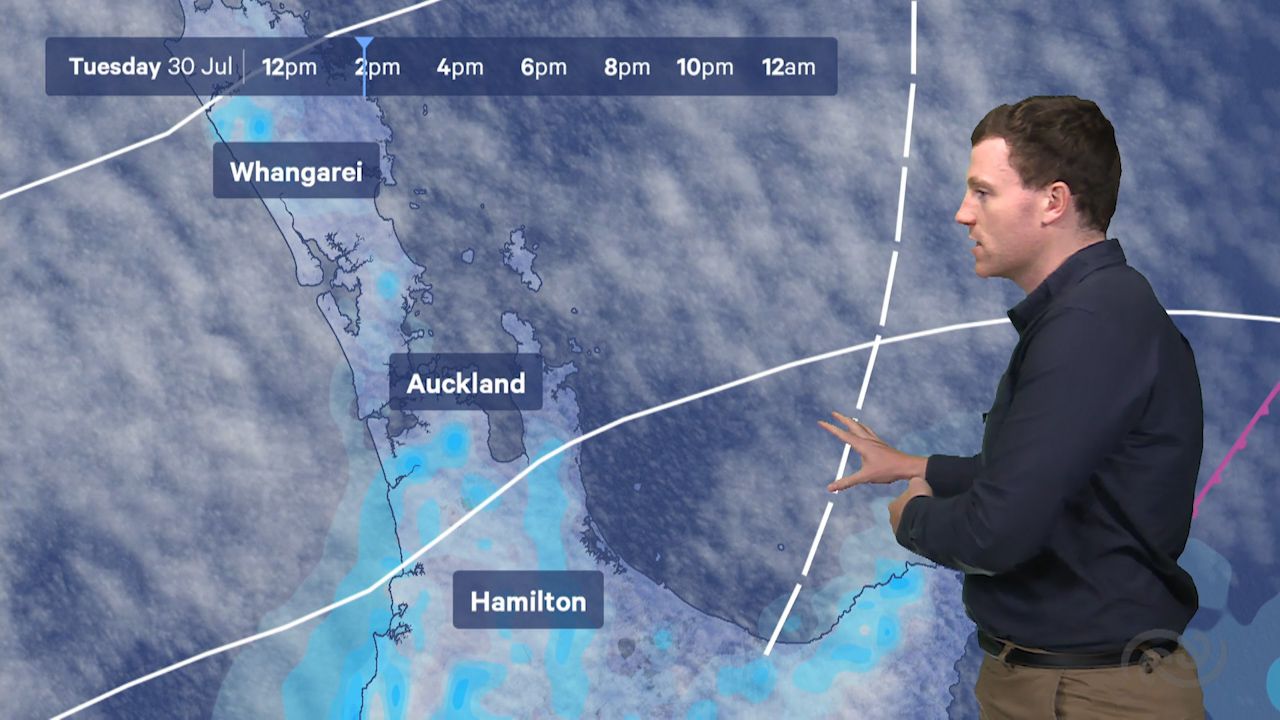 MetService Weather Auckland July 30th