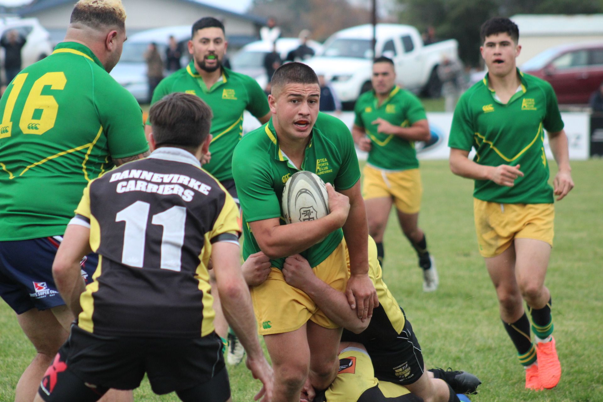 Dannevirke teens battle it out in friendly fixture on rugby field - NZ  Herald