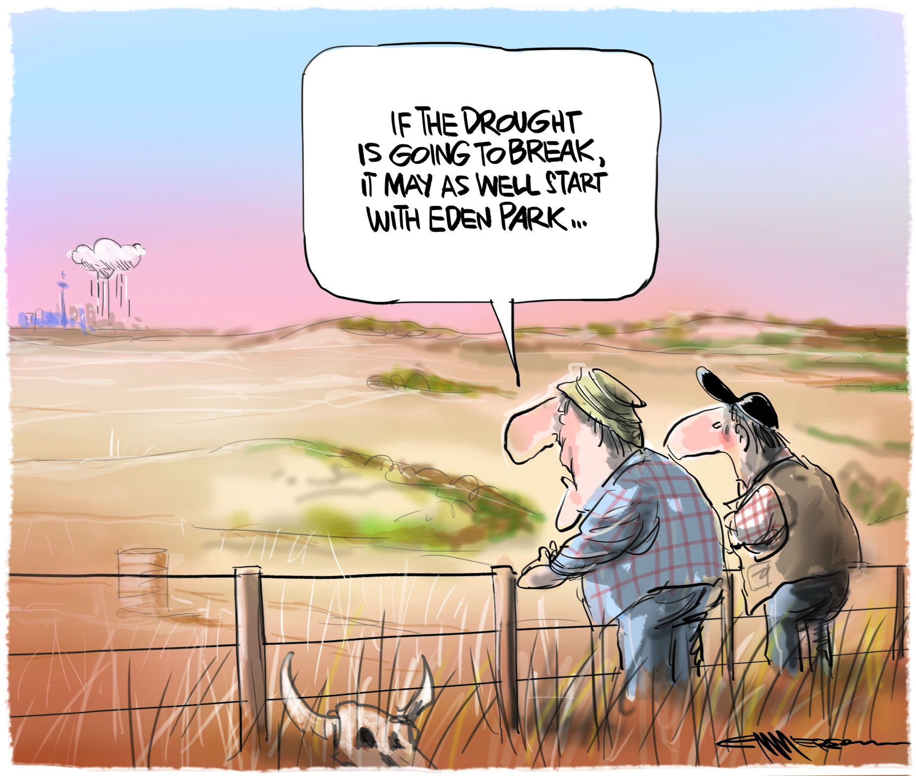 Cartoon: Cricket drought - Business News - NZ Herald
