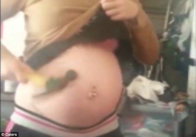 Viral Photo of Woman with Baby Bump Called 'Huge' Highlights Harm