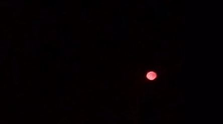 red light in the sky tonight